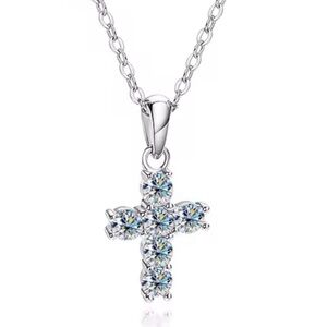 New GRA Certified Moissanite Diamond Cross